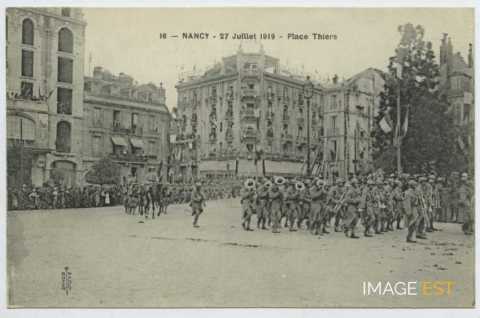 Rentrée des troupes du XXe corps d'armée (Nancy)